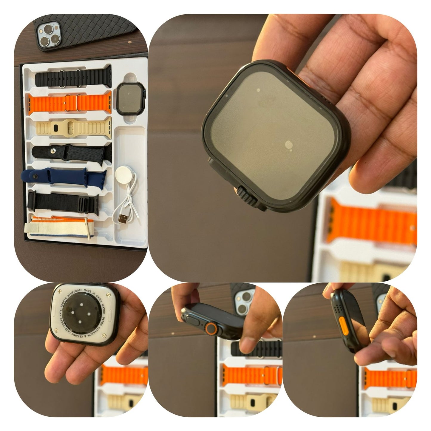ULTRA SMART WATCH WITH 7 AESTHETIC STRAPS